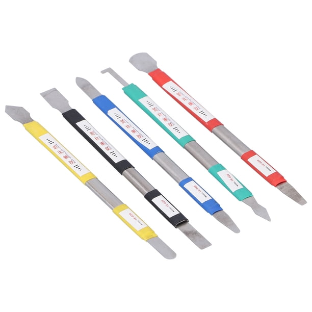 Herramienta de reparación Bling Bling TE‑020 Raspador de pegamento Acero inoxidable 5 en 1