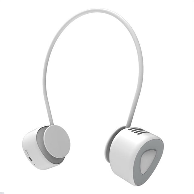 Cuello 1600 Mah Mini Ventilador De Banda Para El Cuello Personal Portátil Ventilador Con Batería Dura 10 Horas Ventilador Colgante Recargable Por Usb Para Viajes En El Hogar Minnieouse HA046665-01