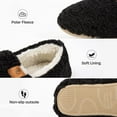 thumbnail image 5 of DualTop Women's Soft Curly Comfy Full Slippers Memory Foam Lightweight House Shoes Cozy Warm Loafer with Polar Fleece Lining, 5 of 6