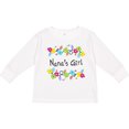 thumbnail image 3 of Inktastic Nanas Girl- bright flowers Girls Long Sleeve Toddler T-Shirt, 3 of 5