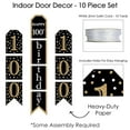 thumbnail image 5 of Big Dot of Happiness Adult 100th Birthday - Gold - Hanging Vertical Paper Door Banners - Birthday Party Wall Decoration Kit - Indoor Door Decor, 5 of 7