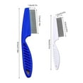 thumbnail image 3 of fastboy Dog Brush Flea Comb Hair Remover Plastics Fine Workmanship Compact Size Space Saving Crust Pet Supplies Grooming Set, 3 of 9