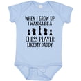 thumbnail image 3 of Inktastic Future Chess Player Like Daddy Boys or Girls Baby Bodysuit, 3 of 5