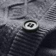 thumbnail image 3 of Men's Knit Sleeveless Vest for Casual Layering – Solid Color Cardigan-Style Vest for Everyday Wear, 3 of 7