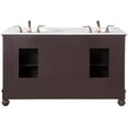 thumbnail image 5 of Elegant Lighting VF-1048-VW Windsor 60" Free Standing Double Basin Vanity Set - Wood, 5 of 7