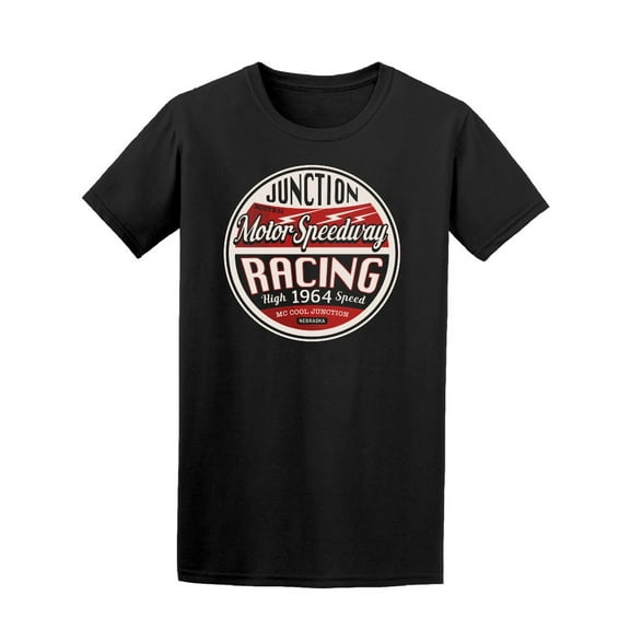 Vintage Motorcycle Racing  T-Shirt Men -Image by Shutterstock, Male Medium