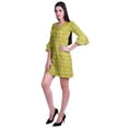 thumbnail image 3 of Moomaya Womens Imprimé Courte Robe Cloche Manches Robes de Décalage pour les Femmes Vêtements d'Été Occasionnels, 3 of 6