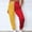 Red, variant on lulshou Women's Pants Women Casual Patchwork Trousers High Waist Drawstring with Multi-Pockets Corset Long Pants Work Pants