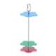 thumbnail image 2 of Soporte Para Comida De Loro, Soporte Para Fruta De Loro, Con Tres Almohadillas Acrílicas, Para Periquitos, Pájaros Al Aire Libre YLSHRF Stainless Steel Parrot Fruit Holder, 2 of 8