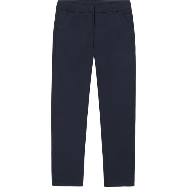 Pantalones Nautica para niñas grandes, pernera recta, azul marino, talla 16