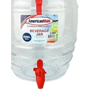 American Maid 5 Gallon Vitrolero Red Beverage Dispenser