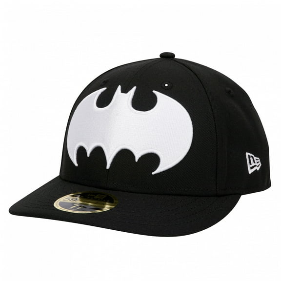 Batman Classic Low Profile Black New Era 59Fifty Fitted Hat-7 3/4 Fitted