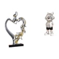 thumbnail image 1 of Figura de de pareja besándose, estatua coleccionable, adorno para dormitorio, boda, estantería, armario, decoración del hogar, mesa creativ, 1 of 8