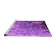 thumbnail image 2 of Ahgly Company Machine Washable Indoor Rectangle Oriental Purple Industrial Area Rugs, 2' x 3', 2 of 4