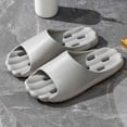 thumbnail image 2 of ibiyuan Comfy Slippers for Women Cloudies Slides for Women Elegant Cute Summer Shoes Non Open Toe Walking Sandals Women Arch Support Thick Sole, 2 of 6