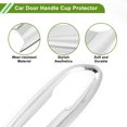 thumbnail image 4 of Unique Bargains Car Door Handle Cup Protector for BMW X3 2018-2022 Chrome Silver Tone ABS 4 Pcs, 4 of 6