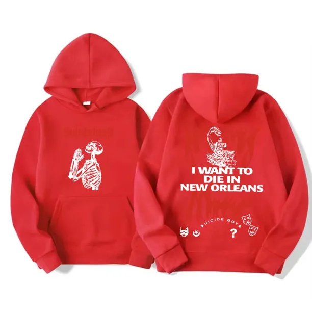 Sudadera con capucha Unisex con estampado de Suicideboys, ropa de calle harajuku de gran tamaño, estilo Hip Hop, Punk, americano, a la moda, G59, 2024