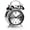 Silver, variant on AYRELY Super Loud Alarm Clock for Heavy Sleepers Adults,Twin Bell Retro 4 Inch Silent Non-Ticking Quartz with Backlight, Metal dial, Alarm Clocks for Bedrooms Bedside (Green)
