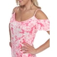 thumbnail image 4 of White Mark Women's Tie-Dye Cold Shoulder Maxi Dress, 4 of 4