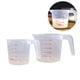 thumbnail image 5 of 3 tazas medidoras de líquidos de 500 ml y 250 ml, accesorio para hornear, herramienta de cocina, vaso medidor volumétrico de PVC con escala., 5 of 5
