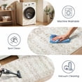 thumbnail image 2 of Washable Kitchen Runner Rug 60" x 22", Non-Slip Soft Low Profile Kitchen Rug, Farmhouse Distressed Floral Oriental Rug for Kitchen, Hallway & Laundry Room, 2 of 6