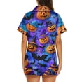 thumbnail image 4 of Womens Halloween Pajama Sets Short Sleeve Graphic Pajamas Nightwear, 4 of 4