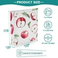 thumbnail image 6 of ALAZA Apples Pattern Hardcover 3 Ring Binder 1.5" Round Rings Interior Pockets Binders Organizer 1 Pack, 6 of 9