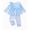 Blue, variant on 12 Months Baby Girls Clothes 18 Months Girls 2PCS Floral Outfits Set Toddler Girls Long Sleeve Flower Top Stripe Pants Clothing Set Pink