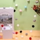 thumbnail image 4 of Guirnalda de Pom Pom Uxcell 3 piezas 6.6 pies para decoración de pared, árbol de Navidad, cumpleaños y Pascua, blanco, púrpura claro, púrpura oscuro, 4 of 6