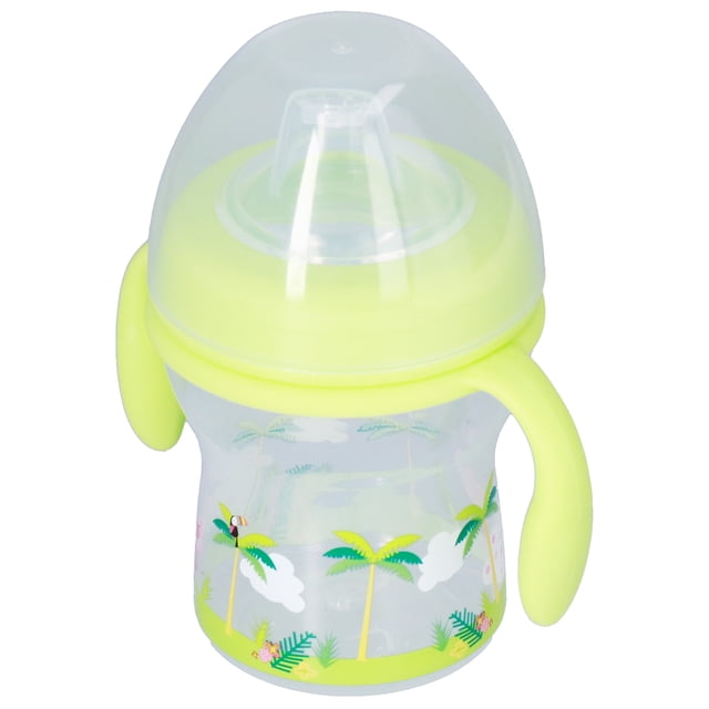 Taza de entrenamiento para beber para bebés, más de 3 meses de aprendizaje para bebés, taza de pico de pato para bebés, estética elegante