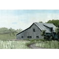 thumbnail image 2 of Cusson, Marie-Elaine 18x13 Black Ornate Wood Framed with Double Matting Museum Art Print Titled - Flower Field Barn, 2 of 4