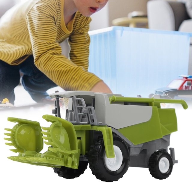 Vehículo de juguete Jadeshay Modelo de automóvil agrícola cosechador agrícola 1:50
