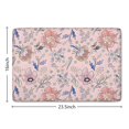 thumbnail image 5 of Pioneer Flower Floral Print Flannel Non Slip Door Rugs,Washable Door Mats Indoor,Decorative Door Mats,Dirt-Resistant and Absorbent Doormat for Entrance,Bedroom,Kitchen,Bathroom,23.5"x16", 5 of 5