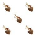 thumbnail image 3 of Youkk Gifts Heart-shaped Pendant Keychain For Presents Stylish Heart Shape Keychains orange 5Set, 3 of 6