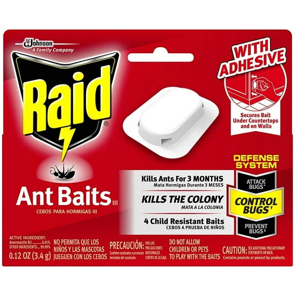 Raid Double Control Ant Baits, 4 CT