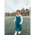 thumbnail image 3 of KIDSCOOL SPACE Baby Boy Girl Ripped Denim Cute Workwear,Fashionable Kids Jean Overalls, 2-3 Years, 3 of 8