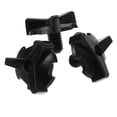 thumbnail image 1 of Juego de 3 tornillos universales para casco de motocross, repuesto de visera, color negro, para reparación de casco de motocicleta, 1 of 8
