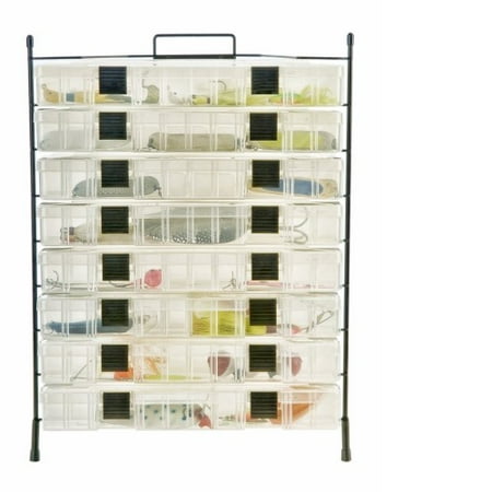 Organized Fishing Modular 8 Cpcty Utilty Bx Wire Rck NFR-006
