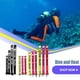 thumbnail image 5 of Naiovety Boya marcadora de superficie con brida de TPU resistente a los rayos UV, tira reflectante portátil desalentada rápida, buzo debajo Deportes acuáticos Tipo 6, 5 of 6