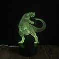 thumbnail image 4 of Lámpara de mesa táctil USB con diseño de dinosaurio 3D con luz nocturna y base negra, 4 of 5