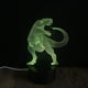 thumbnail image 4 of Lámpara de mesa táctil USB con diseño de dinosaurio 3D con luz nocturna y base negra, 4 of 5