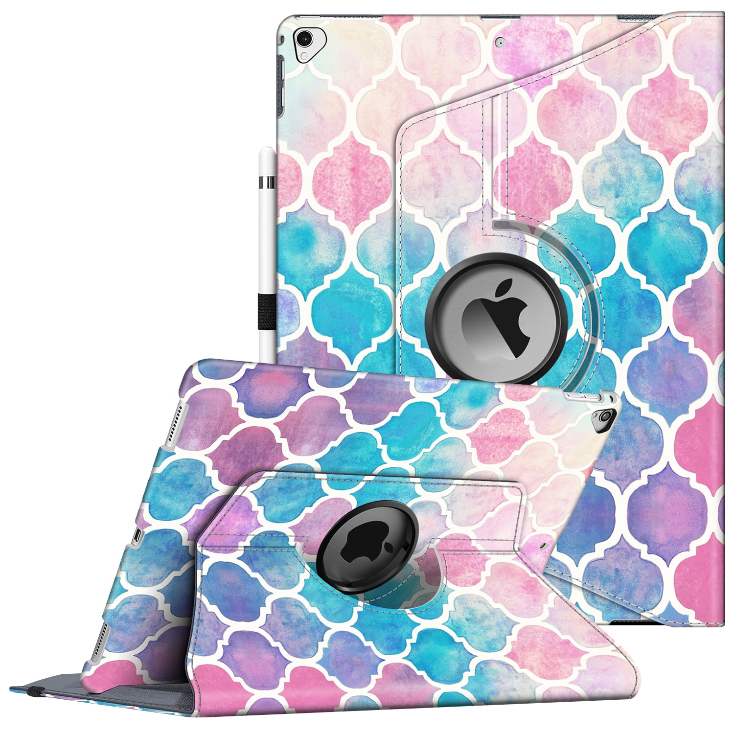 Fintie iPad Pro 12.9" 2015/2017 360 Degree Rotating Stand Case Protective Cover with Auto Sleep