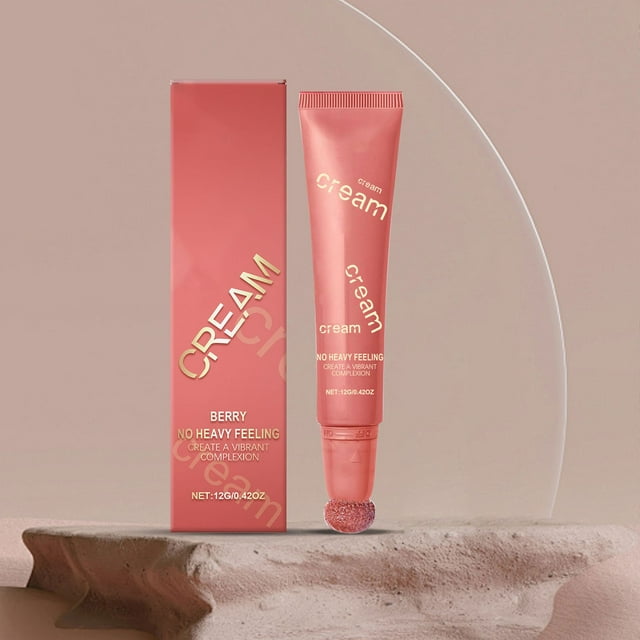 Big Savings! Powder Blusher Cream 12ml Moisturizing Moisturizing Light And Easy To Apply To Create A Perfecting Look Clearance Sales Today Deals Prime