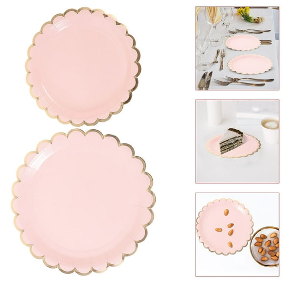 Homoyoyo Disposable Paper Plates 16 Count - Safe, Sturdy, and Perfect for Parties, Picnics, and Gatherings