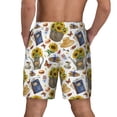 thumbnail image 2 of Lsque Mens Swim Trunks Picnic Pattern - Bathing Suit Compression Liner - Beach Swim Shorts Swimwear - (S-3XL) - Stretch Quick Dry -3X-Large, 2 of 9