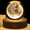 Moon, variant on BVRO 3D Crystal Ball Night Light Warm White Night Lamp Wooden Base 2.3 inches Fantasy Decoration