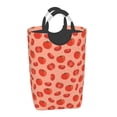 thumbnail image 2 of KLL Tomato Laundry Hamper,Large Canvas Fabric Lightweight Storage Basket Toy Organizer Dirty Clothes Collapsible Waterproof, 2 of 6