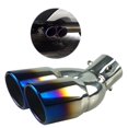 thumbnail image 4 of UniversalStainlessSteelDualRearNoiseCancellerCarExhaustPipeMufflerTailPipeDoubleOutletTailpipe, 4 of 5