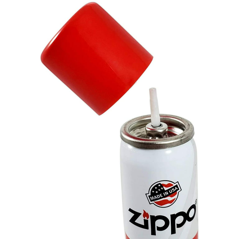 Zippo Butane Fuel 75 ML / 2.5 Ounces (2-Cans) For 20 Disposable Lighters  Refilling Butane