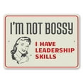 thumbnail image 2 of Not Bossy Novelty Sign, Metal Wall Decor - 10x14 inches, 2 of 4